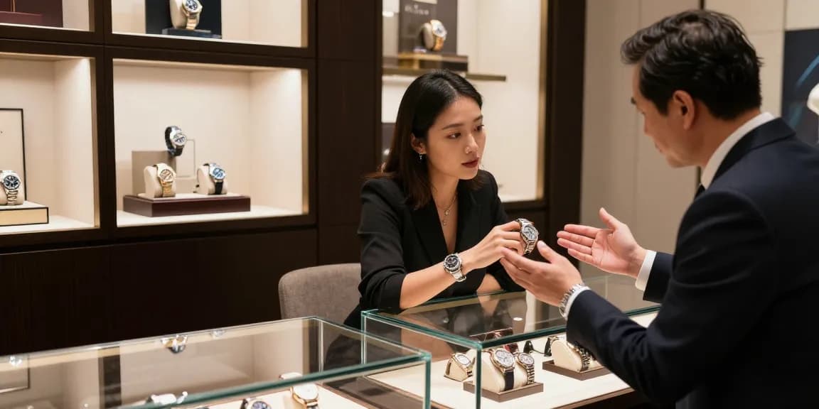 Shop for high-quality clone watches in a luxury boutique showcasing stunning replica timepieces on display