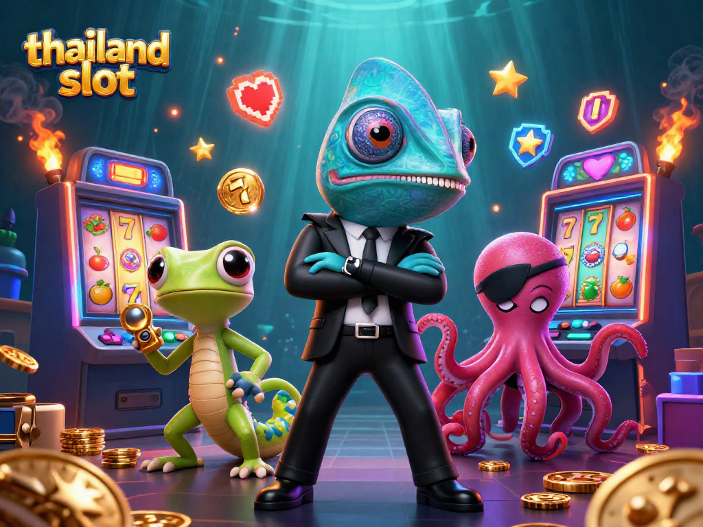 Experience thrilling action with thailand slot as chameleon agent and gecko genius face octopus villain by slot machines.